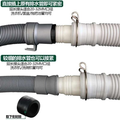 全自动洗衣机排水管出水管适合小天鹅洗衣机下水管PVC延长软管图3