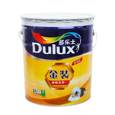 多乐士新款乳胶漆金装五合一净味室内翻新无甲醛白色家用墙漆面漆图5
