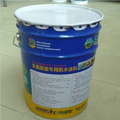 定制彩钢瓦金属屋面防水涂料 钢结构防水涂料 车间工厂防水乳液图3