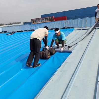 彩钢瓦自粘防水卷材楼顶平台车间屋顶防水补漏材料生产厂家图3