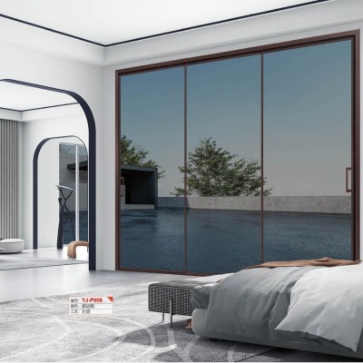 佛山玻璃移门 铝合金厨房推拉门，客厅吊轨移门图2