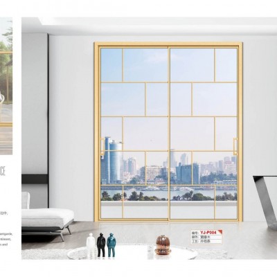 佛山玻璃移门 铝合金厨房推拉门，客厅吊轨移门图4