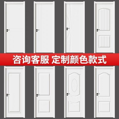 免漆卧室门实木门卫生间门木门室内门玻璃门卫生间厕所门隔音门图4