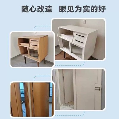 涂兔水性木器漆涂兔木质家具翻新漆家用柜子涂料翻新改色漆油漆图3