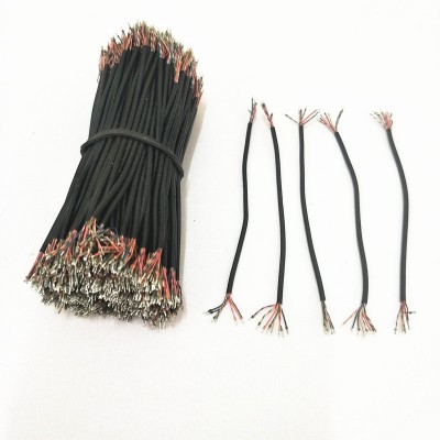 PVC4芯漆包线多股8/0.08 芯蓝牙耳机咪头喇叭马达单支铜线导线图2