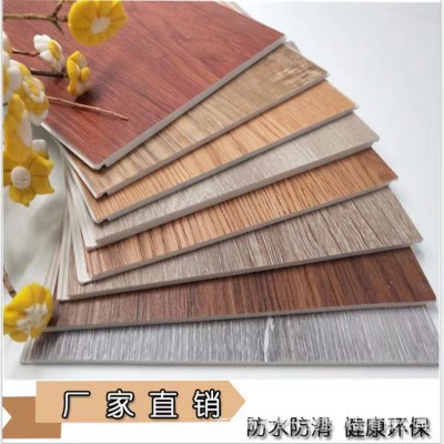 广东PVC塑胶地板SPC锁扣地板石塑仿木纹室内拼装款花色齐全个性定图2