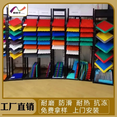 悬浮地板厂家室内外运动场所公园走廊操场篮球场拼装胶地板颜色多图2