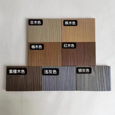 塑木地板户外木塑木板露台室外阳台二代庭院实木木材木地板批发厂
