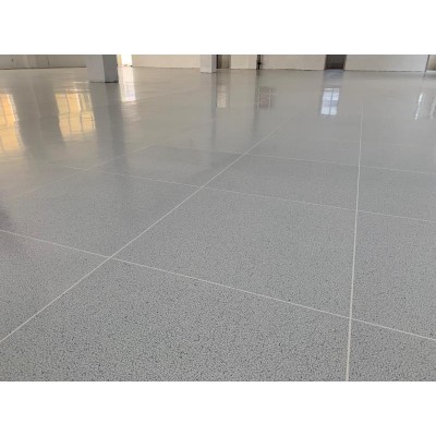 凯淇特pvc直铺防静电地板片材卷材防火耐磨塑胶地胶同质透心厂家图2
