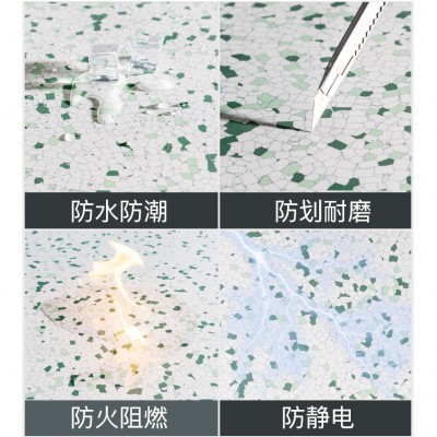 凯淇特pvc直铺防静电地板同质透心片材卷材耐磨地胶厂家定制工厂图4
