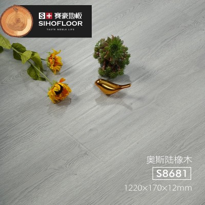 3D大圆弧手抓纹系列 厂家直供 防滑耐磨 强化复合地板 量大价优