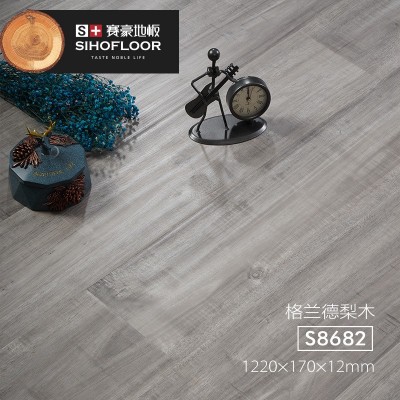 3D大圆弧手抓纹系列 厂家直供 防滑耐磨 强化复合地板 量大价优图2