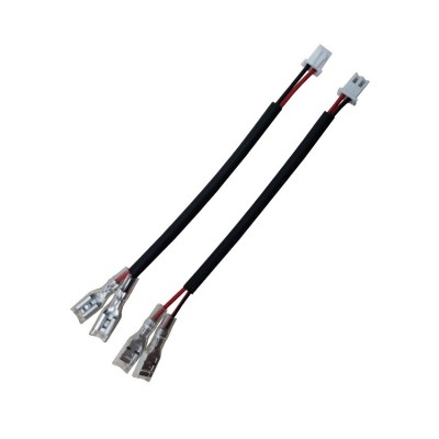 加工定制4.8插簧端子线/XH2.54-2P电线 开关连接端子线图5