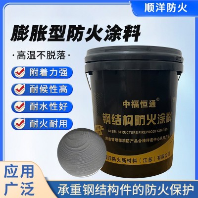 室内外膨胀型防火涂料 水性油性超薄型厚型膨胀型钢结构 防火涂料图2