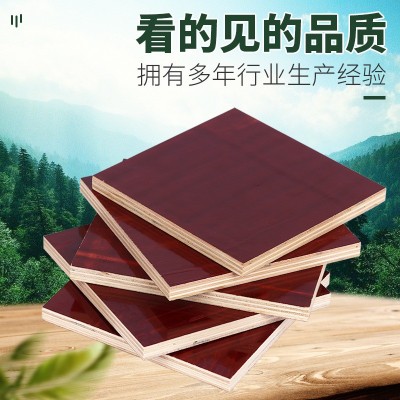 [厂]建筑模板1220*2440酚醛镜面红板杨桉松木工地工程耐磨图2