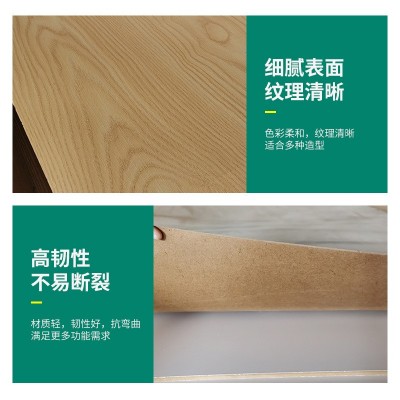 厂家供应免漆板18mm家具衣柜三聚氰胺贴面板15厘中纤板双面水曲柳图4