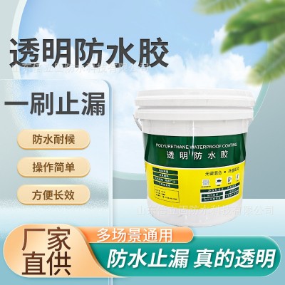 透明防水胶卫生间外墙渗漏免砸砖防水涂料批发丙烯酸涂料一刷止漏图3