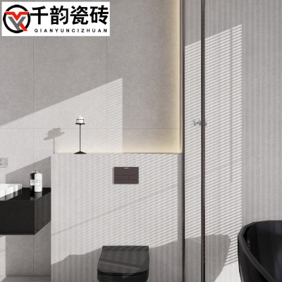 莱姆石瓷砖750x1500通体干粒凹凸模具面防滑地砖高档别墅地板砖图3