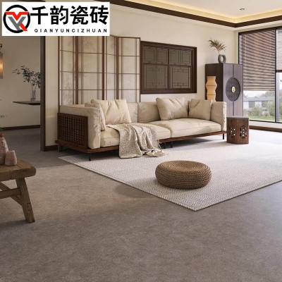 微哑质感800x800复古莱姆石瓷砖古堡地砖极简风客餐厅卧室地板砖