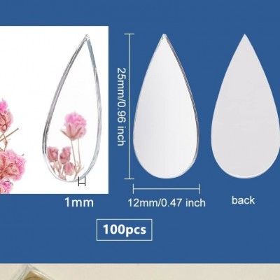 一套100片创意北欧卡通雨滴镜面墙贴diy儿童房装饰卡通自粘镜面贴图4