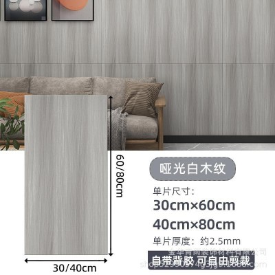 仿木纹墙贴加厚立体墙裙铝塑板贴饰遮丑防水厨房客厅背景墙纸自粘图4