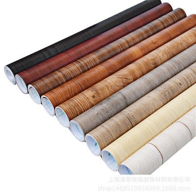 防水PVC木纹家具翻新贴纸自粘墙纸衣柜橱柜子桌子门装饰 波音软片图4