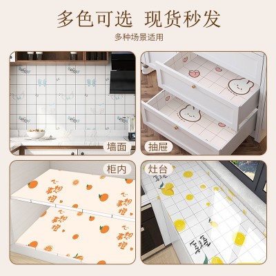 厨房壁纸防油贴纸防水耐高温自粘ins风墙纸橱柜灶台油烟机加厚图4