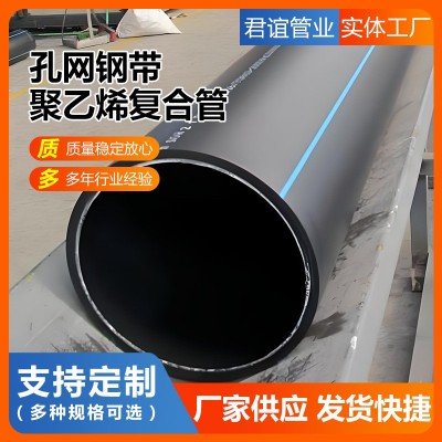 孔网钢带复合管厂家 全国多仓就近发货 孔网钢带聚乙烯复合管图1