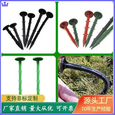 塑料地钉 户外帐篷农田大棚固定倒刺钉厂家批发 防草布园艺地钉图4