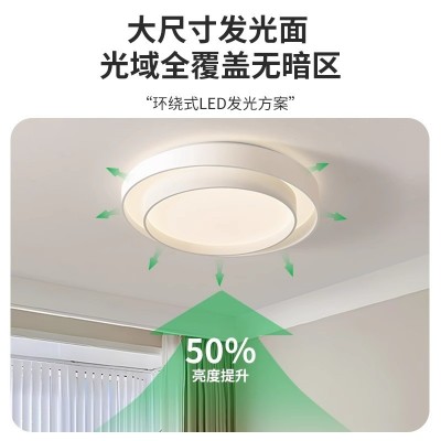 北欧现代简约大气客厅灯led全光谱护眼灯阳台书房卧室吊灯吸顶灯图2