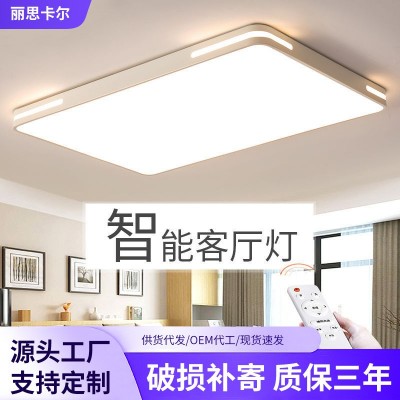 吸顶灯北欧客厅超薄led灯具家用长方形卧室餐厅阳台简约 吸顶灯图1