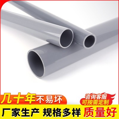 upvc工业管浅灰色防腐塑料硬管DN20-DN400工业级PVC-U给水管图4
