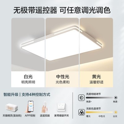 超亮吸顶灯光谱2025新款客厅大厅主卧室吊灯具简约现代厂跨境批发图3