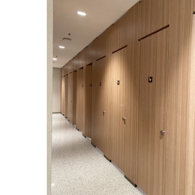 B1阻燃抗倍特板防火公共厕所隔断复合蜂窝板卫生间隔断新材料工厂图5