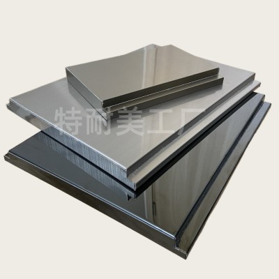 公共卫生间隔断板学校厕所隔断洗手间304不锈钢金属铝蜂窝防水板图3