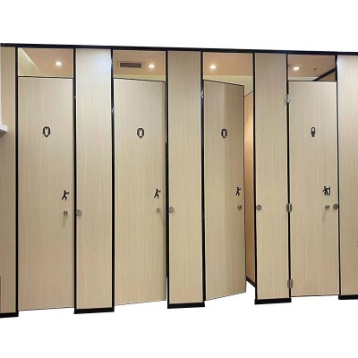 公共卫生间隔断板办公楼学校高端厕所隔断不锈钢金属铝蜂窝板隔板图5