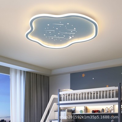 卧室云朵灯LED吸顶灯简约现代主卧儿童房间星空护眼男孩女孩灯具图4