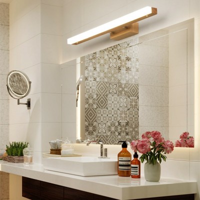 酒店工程现代简约创意实木led卧室书房玄关过道壁灯、镜前灯B3027图3