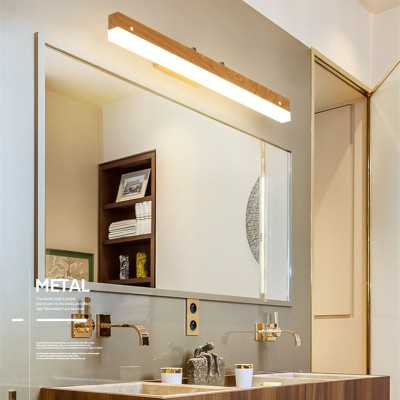 酒店工程现代简约创意实木led卧室书房玄关过道壁灯、镜前灯B3027图2