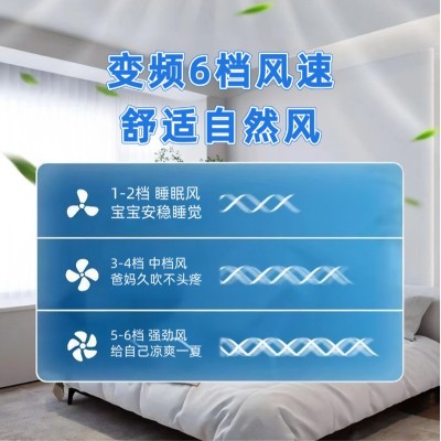 日规风扇灯吸顶灯北欧家用卧室餐厅隐形吊扇灯马卡龙客厅灯110V图3