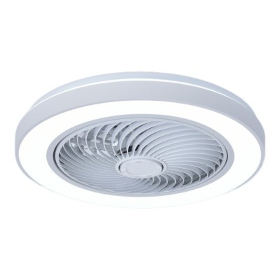 日规风扇灯吸顶灯北欧家用卧室餐厅隐形吊扇灯马卡龙客厅灯110V图5