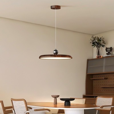 中古风摇臂餐厅吊灯可移动位移复古饭厅餐桌主灯法式侘寂风 飞碟灯图2