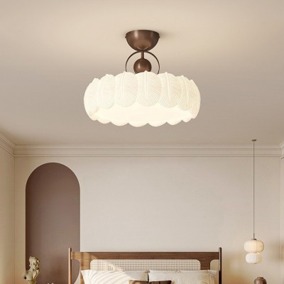 法式中古风卧室吊灯奶油风全光谱护眼儿童房灯具高级感复古书房灯图2