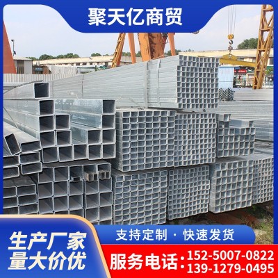 镀锌方管批发 工程用方管幕墙方矩管 热镀锌方钢管厂家批发图2
