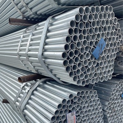 现货q235b焊管直缝钢管脚手架蔬菜大棚镀锌钢管排水管道镀锌圆管图3