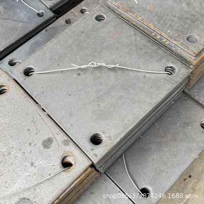 钢板激光切割冲孔加工Q235B预埋钢板 冷热镀锌幕墙铁板预埋件厂家图2