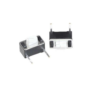 轻触开关3*6*4.3H边二脚侧插卧式白头侧按开关微动按键开关3*6*5图5