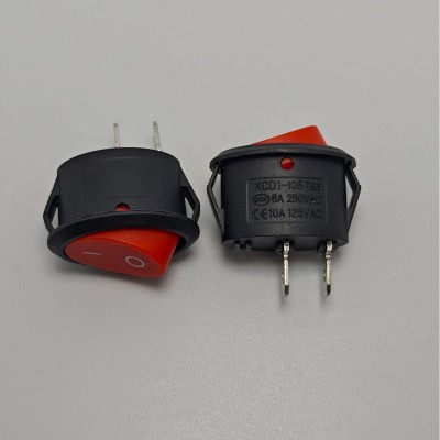 椭圆翘板开关 KCD1 椭圆船型开关 椭圆2档电源开关 暖风机开关图2