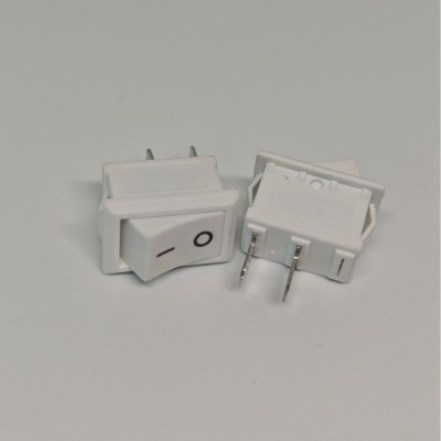 白色KCD-11船型开关桥板开关白色D11玩具开关自锁船型开关图3