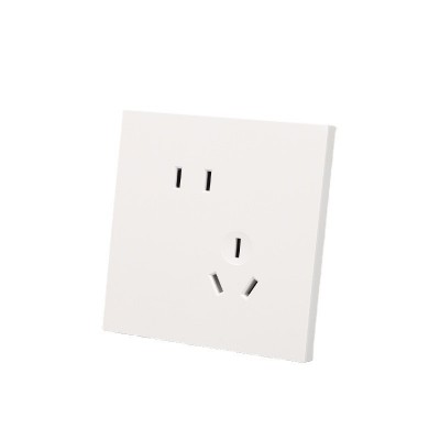 柯拉尼墙壁插座错位斜五孔插座86型家用面板暗装二三孔电源插座图5